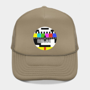 Funny Retro No Signal Retro TV Screen Hat