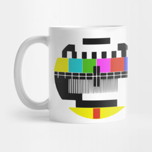 Funny Retro No Signal Retro TV Screen Mug