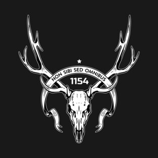 1154 Vintage Skull (Decal Version) T-Shirt