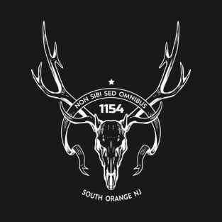 1154 Vintage Elk Skull (SO Ghost Version) T-Shirt