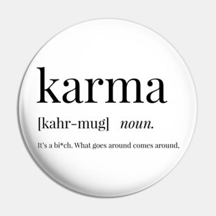 Karma Definition Pin