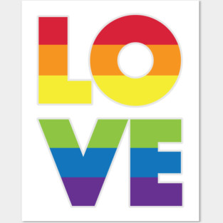 LOVE Pride Posters and Art