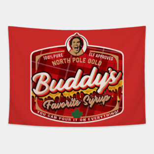 Buddy the Elf favorite Syrup Tapestry