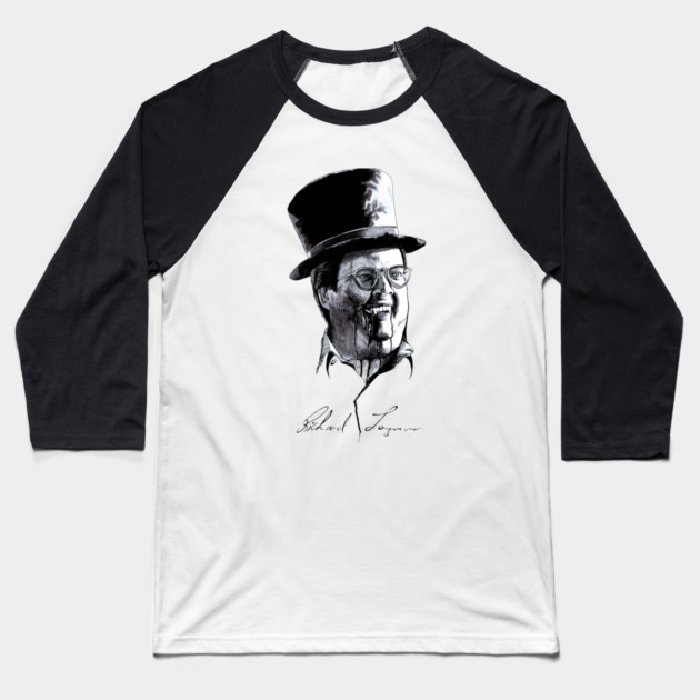 Richard Laymon Baseball T-Shirt by SerhiyKrykun