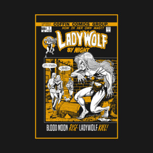 Ladywolf By Night T-Shirt