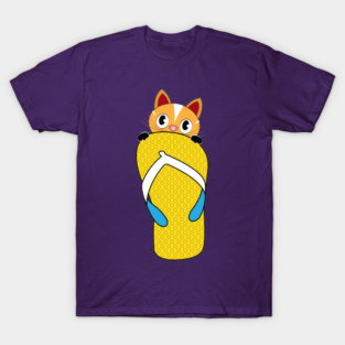 Flip Flops Cat Lover T-Shirt