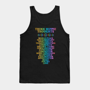 Think Hippie Thoughts Tank Top
