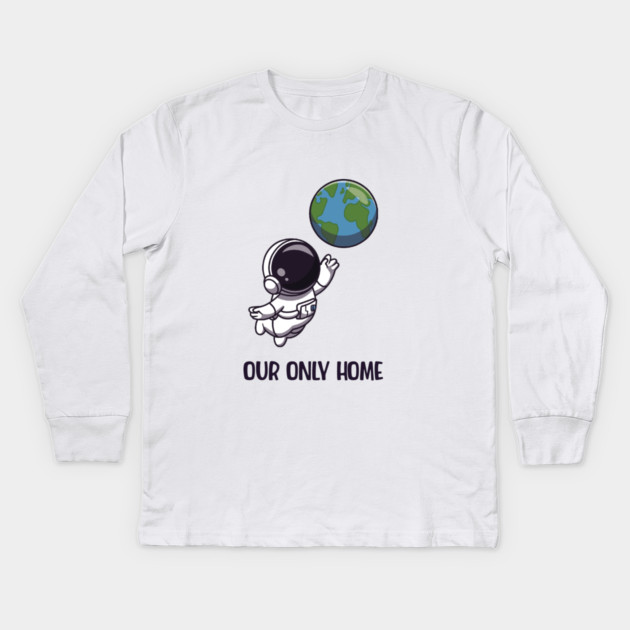 Our Only Home Kids Long Sleeve T-Shirt by C.Code