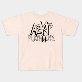 AOKI PLAYHOUSE - EDM rare cartoon edition black Kids T-Shirt