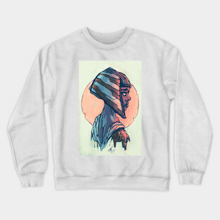 Egyptian Woman Portrait Crewneck Sweatshirt