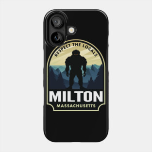 Milton Massachusetts Bigfoot Sasquatch Phone Case