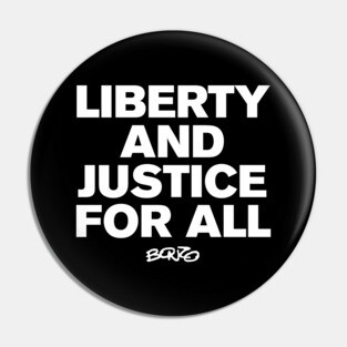 Liberty and Justice for All 2 Pin