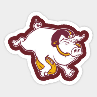 Washington Redskins Go Hogs Design Magnet