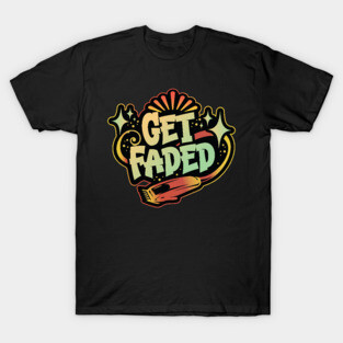 Get Faded - Barbershop Graphic T-Shirt