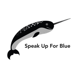 Narwhal 2 - Speak Up For Blue T-Shirt