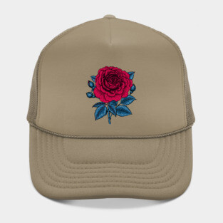 Red rose 2 Hat