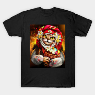 Happy Easter Ukrainian cat T-Shirt