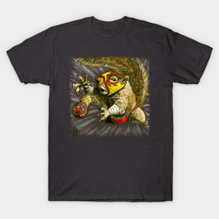 Luchador Squirrel: Go Nuts! (Park Wild) T-Shirt