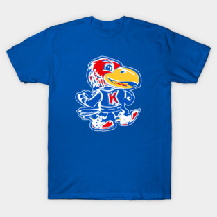 Vintage K-U Jayhawk based on 1940s Patch T-Shirt