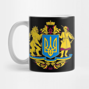 Coat of Arms Ukraine Ukrainian Flag Mug