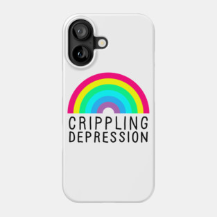 Crippling Depression Rainbow Phone Case