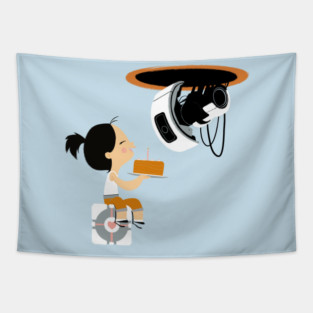 The Cake is a Lie Tapestry