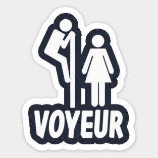 Voyeur Sticker