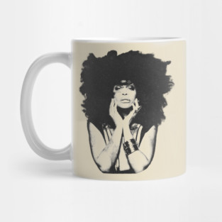 Erykah Badu || Vintage Halftone Style || Fan Art Design Mug