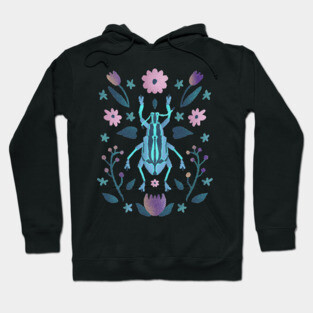 Bright Blue Beetle Hoodie