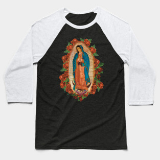 Our Lady of Guadalupe Baseball T-Shirt