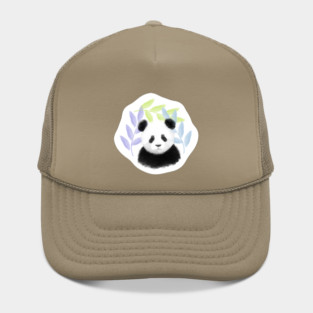 Honeydew, Lilac, and Sky Blue Panda Pattern - 1000Pandas by Amanda Roos Hat