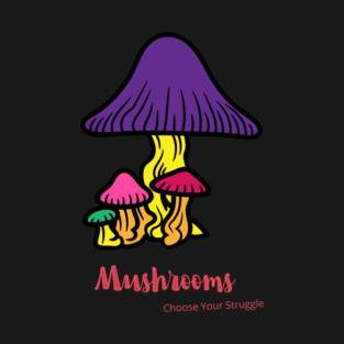 Mushrooms (No Background) T-Shirt