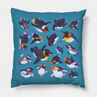 Penguin day Pillow