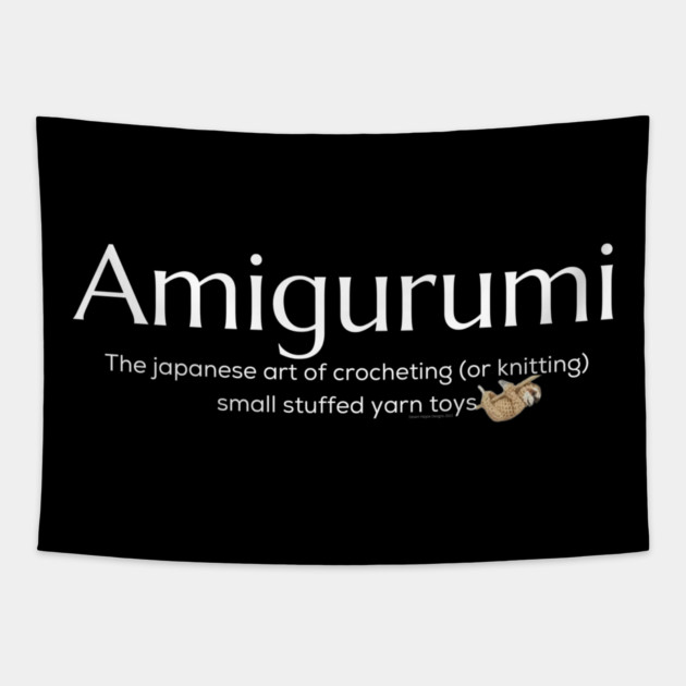 Amigurumi with Sloth Tapestry by Desert Hippie Designs