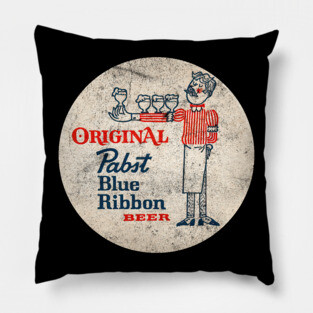 Pabst ---- Vintage Label Beer Lover Gift Pillow