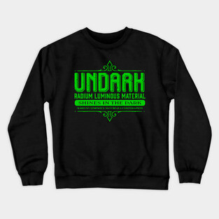 UNDARK Radium Luminous Material Crewneck Sweatshirt