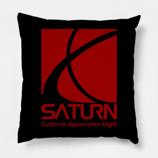 Saturn Car Customer Appreciation Night Pillow