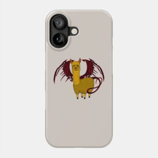 Drama, the dragon llama Phone Case