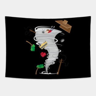 Awesome Tornado & Storm Chaser Severe Weather Tapestry