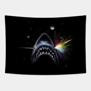shark side of the moon Tapestry