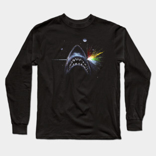 shark side of the moon Long Sleeve T-Shirt
