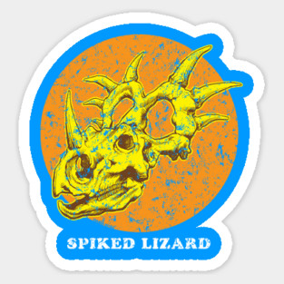 SPIKED LIZARD Sticker