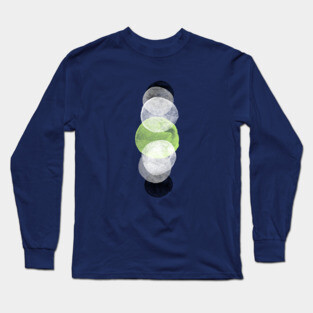 Agender Pride Bubbles Long Sleeve T-Shirt