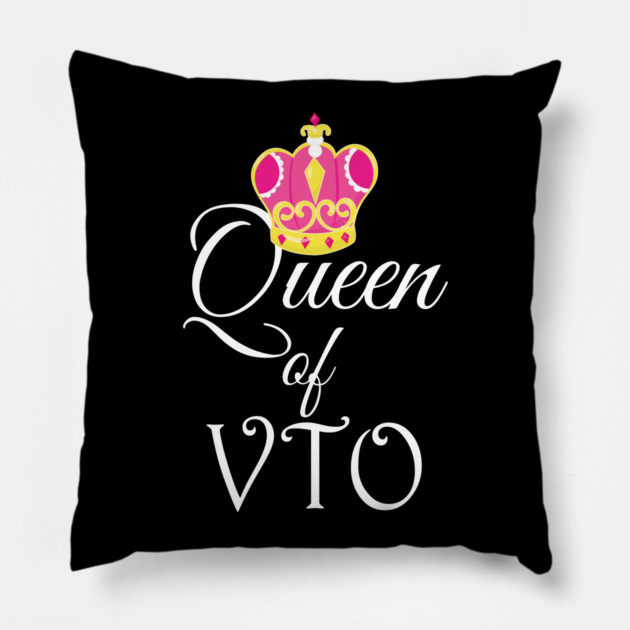 Queen of VTO Pillow by belownormal