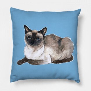 Siamese cat Pillow