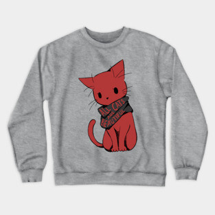 All Cats Are Beautiful - Cute, ACAB, Meme, Punk Crewneck Sweatshirt