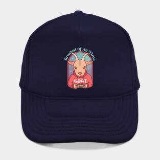 Goat Gamer Greatest Of All Time Funny Hat