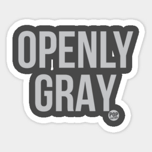 GRAY Sticker