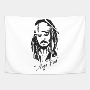 Mega Pint- Jack Sparrow Tapestry