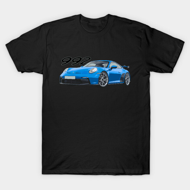 shark blue 992 gt3 Porsche 911 Gt3 T-Shirt TeePublic